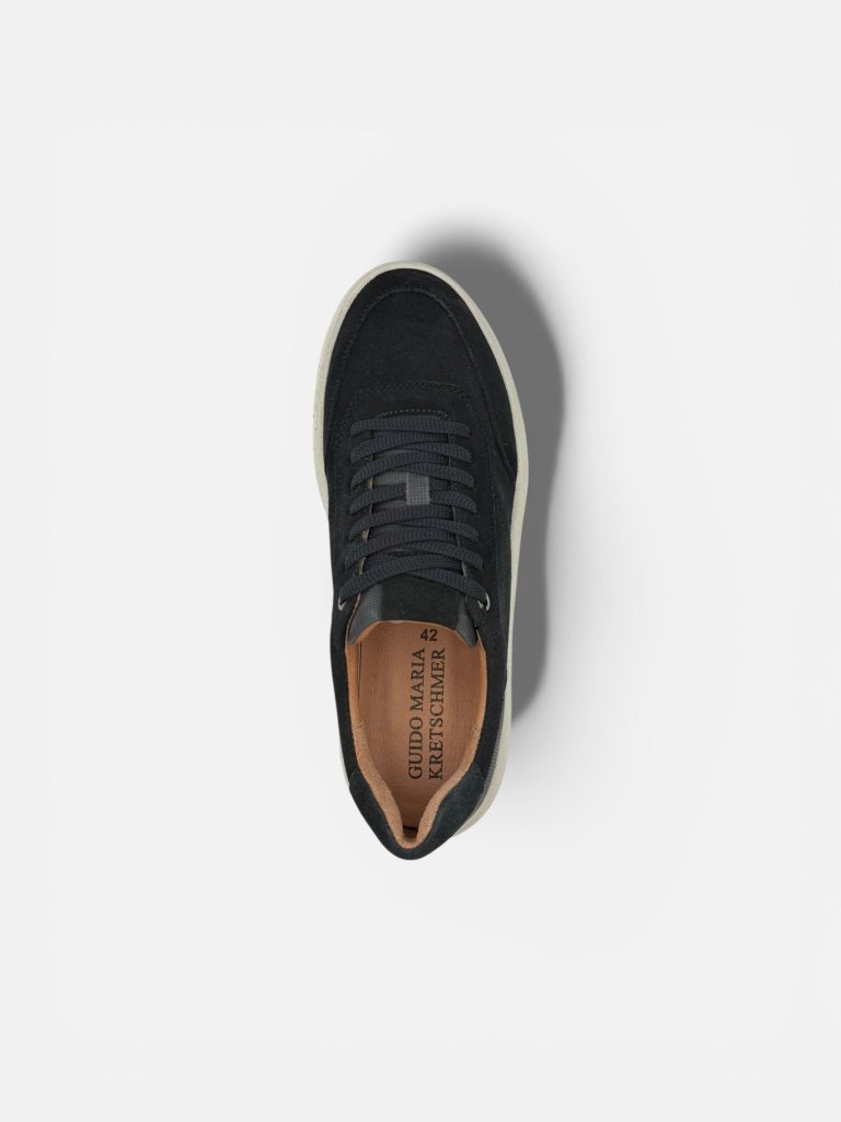 Pantofi Bărbați Guido Maria by Marco Tozzi 13666 - Piele Întoarsă Neagră