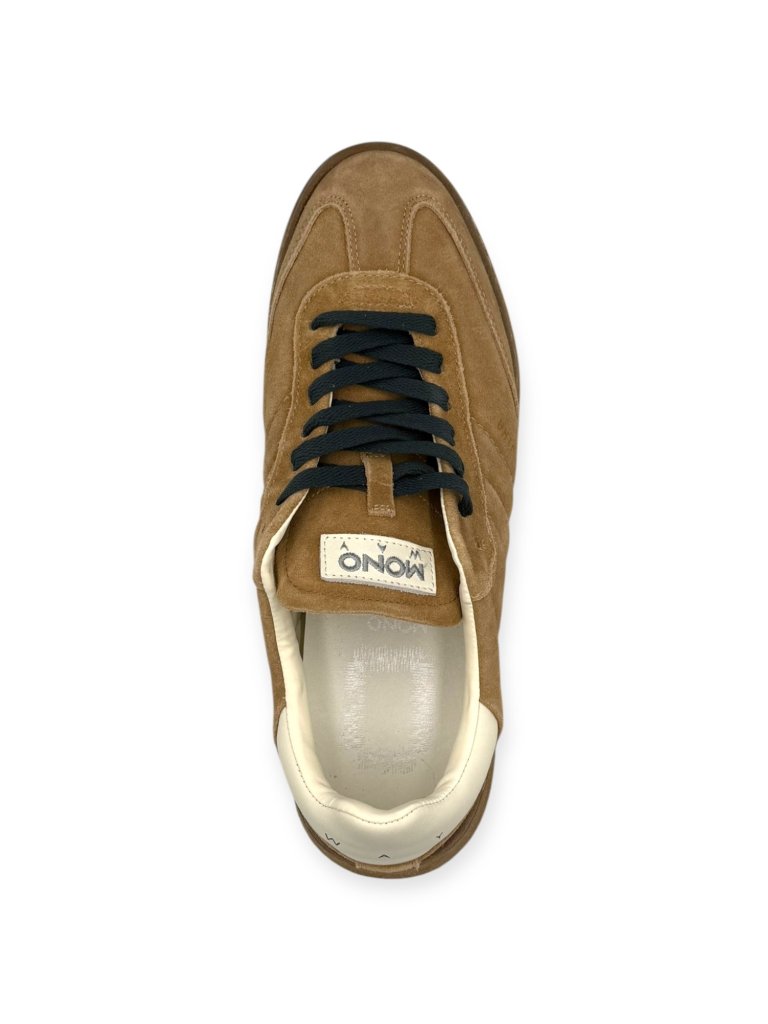 Sneakers Bărbați Mono Way Jiha din Piele Întoarsă Camel