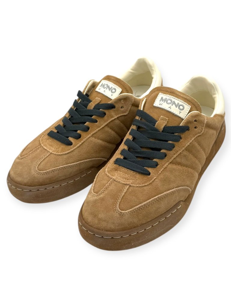 Sneakers Bărbați Mono Way Jiha din Piele Întoarsă Camel