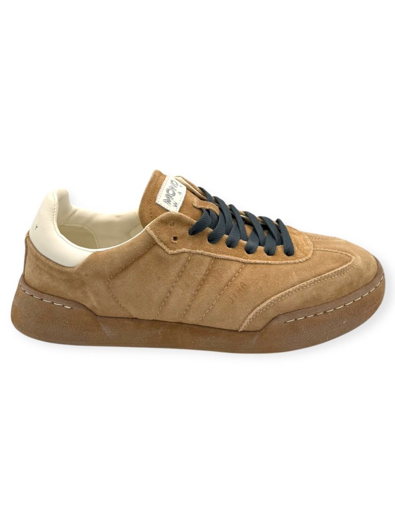 Sneakers Bărbați Mono Way Jiha din Piele Întoarsă Camel